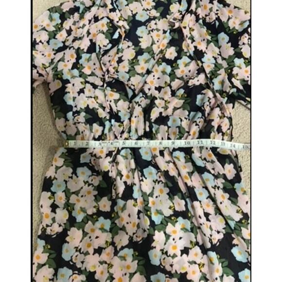 J. Crew Floral Dress with Slip - Women's Size Small - Picture 10 of 11